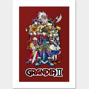 Grandia II Heroes Posters and Art